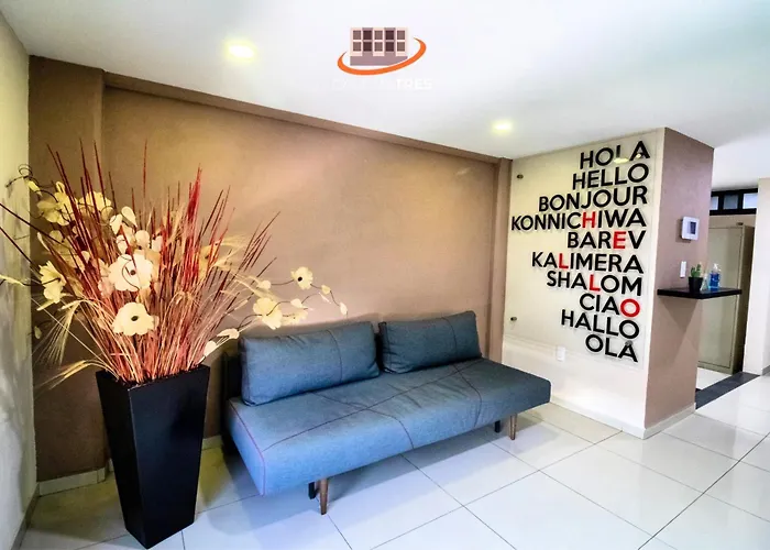 Apartment S09 King Premium Tec Cem Cocineta Wifi Balcon Parking Terraza Mexico City