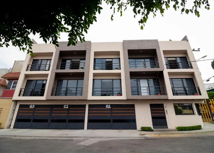 Apartment S09 King Premium Tec Cem Cocineta Wifi Balcon Parking Terraza Mexico City